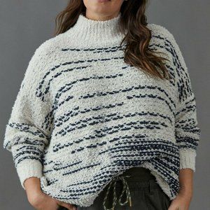 Anthropologie Pilcro Kari Sweater NWT HTF 1X $148 White Black